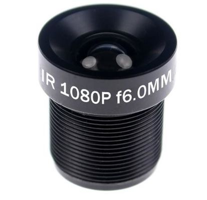 6mm F1.8 Aperture M12x0.5 Mount Conference Code Read AI 4K Lens For Wide FOV Surveillance
