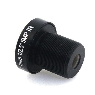 2.1mm 5.0 Megapixel Fisheye CCTV Camera Lens155D Compatible Wide Angle Panoramic CCTV Lens For HD IP Camera M12 Mount