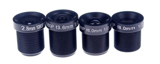 128° 2.8mm M12*0.5 Wide Angle Lens For 2MP Conference Code Read AI Camera Systems