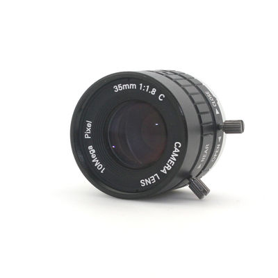 10MP 35mm 1:1.8 HD Industrial Camera Fixed Manual IRIS Focus Zoom Lens C Mount CCTV Lens for CCTV Camera Industrial