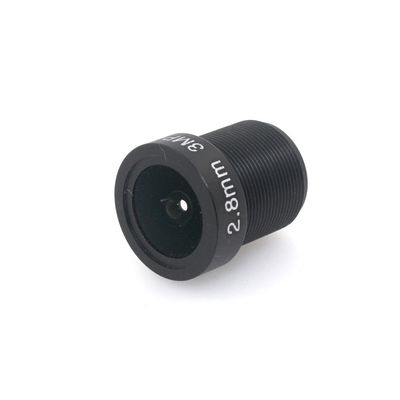 Clear 115° 3MP Scanning Projection Surveillance Lens 2.8mm Wide Angle Optics for Security Cameras