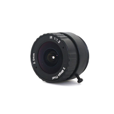 3MP 2.5mm CS lens suitable for both1/2.5" and 1/3"CMOS chipsets for ip cameras and security cameras