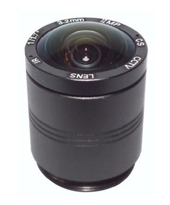 12Megapixel 4K 3.2mm Lens Fixed CS Lens 12MP 3.2mm 160 Degree 1/1.7 inch For 4K IP CCTV Box camera