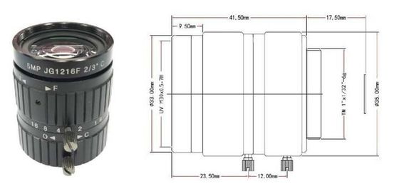 2/3" CS Mount Fisheye Lens NEW F1.6 8MP 4K 2.5 mm CCTV Lens IR Correction 8 Megapixel lens for CCTV UHD IP Camera