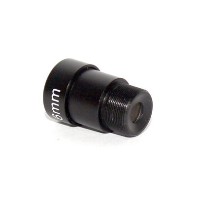 F2.0 Mono Focal Surveillance Camera Lenses  6mm 53 Degrees M12 1/3" And 1/4"