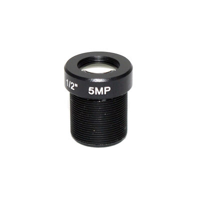 HD 5.0Megapixel 16mm CCTV Lens M12 IP Camera Lens F2.0 M12*P0.5 Fixed Iris 1/2" Image Format 96Degree Viewing Angle