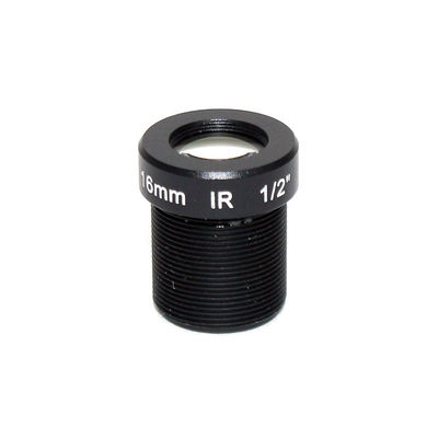 HD 5.0Megapixel 16mm CCTV Lens M12 IP Camera Lens F2.0 M12*P0.5 Fixed Iris 1/2" Image Format 96Degree Viewing Angle