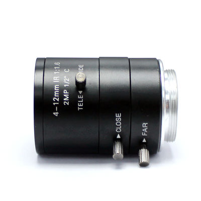 2MP 4-12mm IR LENS C Mount 2.0 Mega Pixel HD Industrial lens Vari-Focal Manual Iris CCTV Lens For CCTV Camera