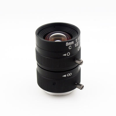 3.0 Megapixel 8mm lens 1/2" Manual Fixed C Mount Industrial lens For cctv camera box