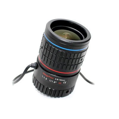 4K Lens 8Megapixel Varifocal CCTV 1/1.8 inch 3.8-16mm CS Mount DC IRIS For CCTV SONY IMX226/178 Box Camera/4K Camera