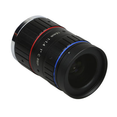 Traffic Camera ITS Machine Vision Lens 16mm 1 Inch 8MP Ultra Starlight Camera Lens