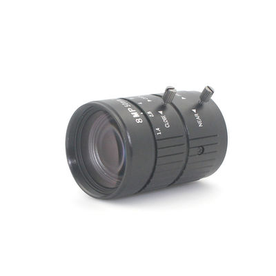 F1.4 Manual ITS Road Traffic Machine Vision Lens 4K For 5MP 6MP 8 Megapixel HD Box Body Camera