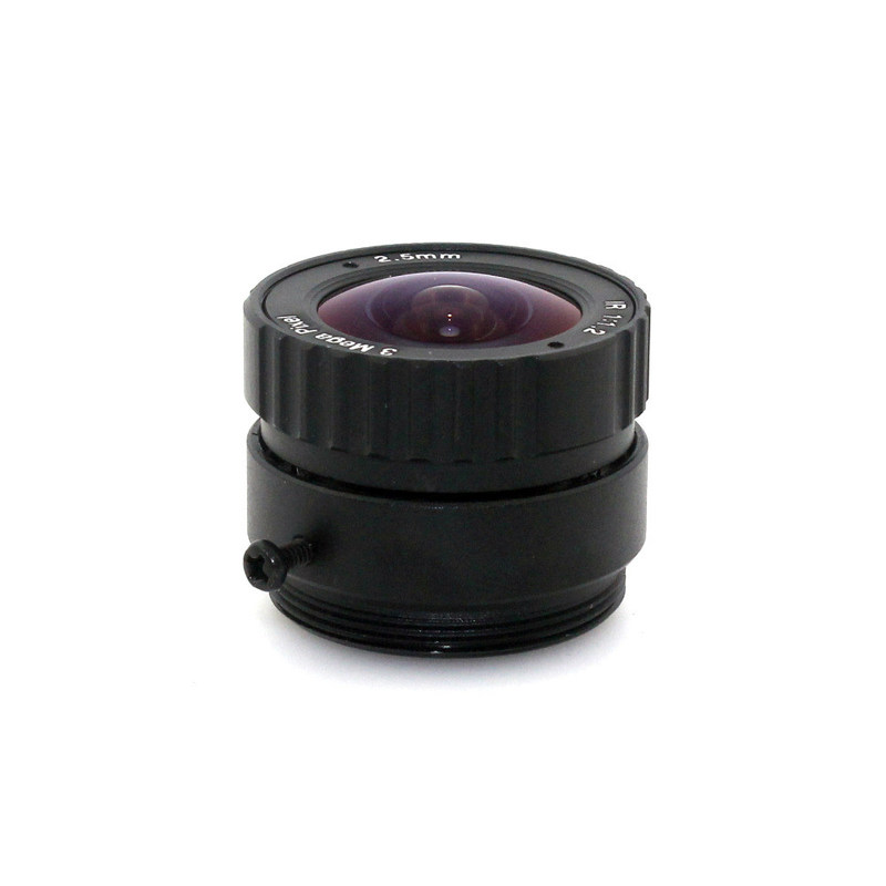 3MP 2.5mm CS lens suitable for both1/2.5" and 1/3"CMOS chipsets for ip cameras and security cameras