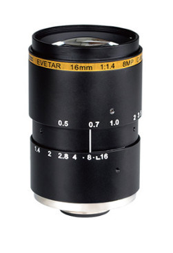 16 mm 1.4 Manual Iris 5.0 MP Conference Code Read AI 4K Lens for Intelligent Traffic Monitoring
