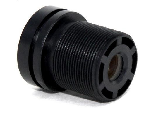 3.6mm 95° Wide Angle Starlight HD 1080P Surveillance Camera Lens | Black Plastic M12 Mount