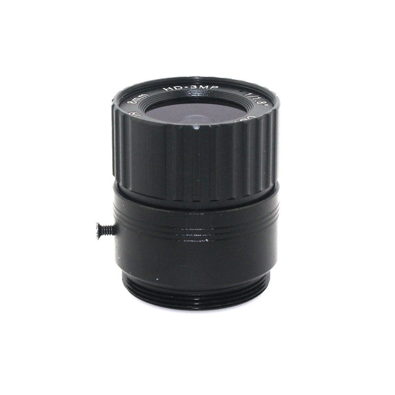 8mm CS mount HD CCTV Camera Lens 43 degree 3MP IR HD Security Camera Lens For HD IP AHD HDCVI SDI Cameras