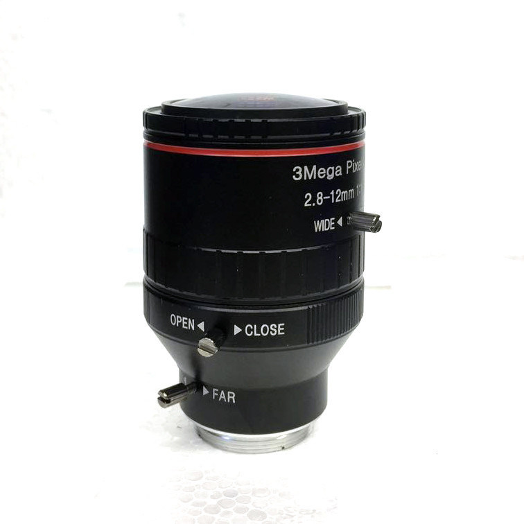 High Resolution Varifocal CCTV Lens 2.8-12mm 3.0MP 1/2" 1/1.6 C Mount HD IP Camera Applied
